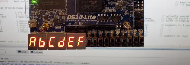 FPGA Development Board with Seven-Segment Displays